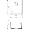 Мойка OMOIKIRI BOSEN 38-U-BE Tetogranit/ваниль 4993158