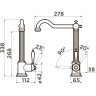 Смеситель OMOIKIRI Toshima-AB античная латунь 4994324
